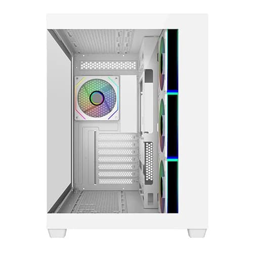 Cooler Master Elite 681 White ARGB ATX Mid Tower Case